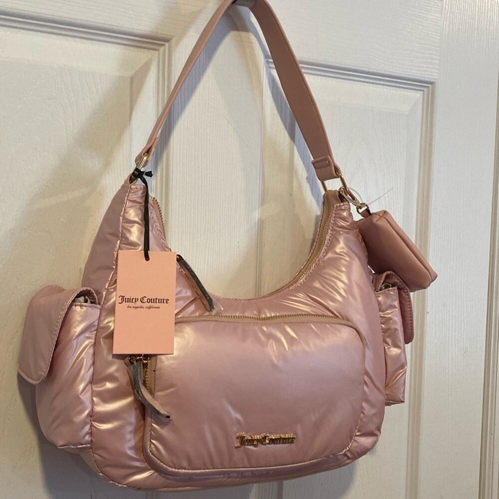 BNWT Juicy Couture Pink Diamond Timeless Hobo